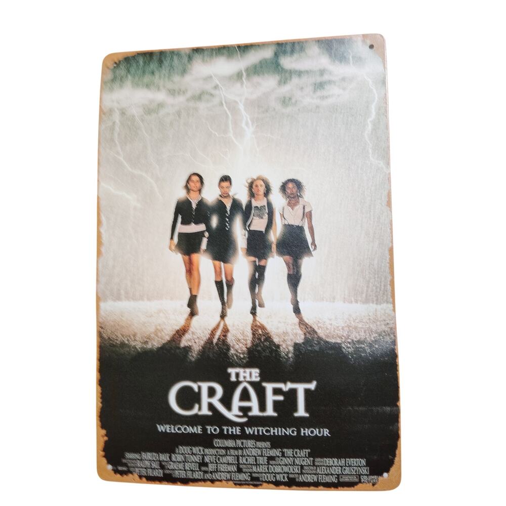 The Craft Movie Retro Tin Sign – 8x12 – 1996 Witching Hour Film Poster w/Credits
